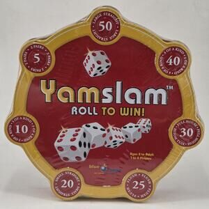YAMSLAM Roll to Win! Game in Storage Tin by Blue Orange Games New NIB Sealed
